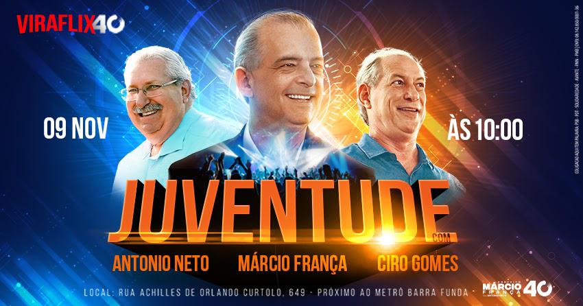 JUVENTUDE COM CIRO GOMES M RCIO FRAN A E ANTONIO NETO Diret rio