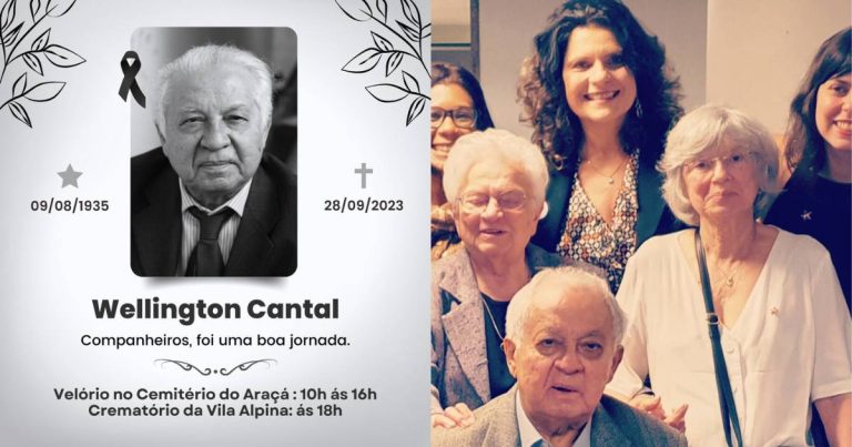 Quadro histórico do PDT, Wellington Cantal morre em SP aos 88 anos